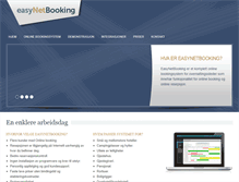 Tablet Screenshot of easynetbooking.no